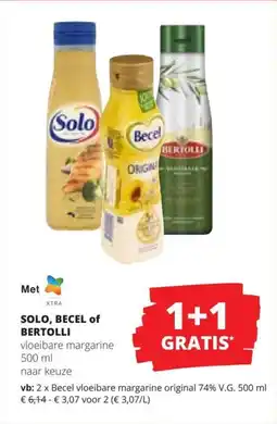 Spar Solo, Becel of Bertolli aanbieding