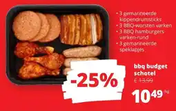 Spar BBQ Budget Schotel aanbieding