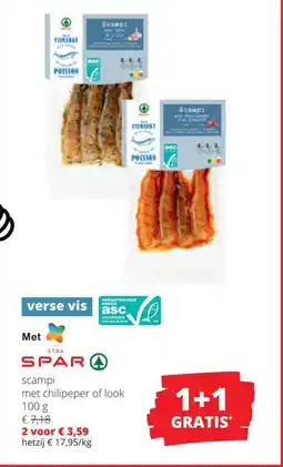 Spar Scampi met Chilipeper of Look aanbieding