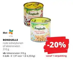 Spar Bonduelle aanbieding