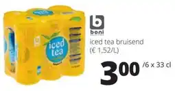 Spar Boni Iced Tea Bruisend aanbieding