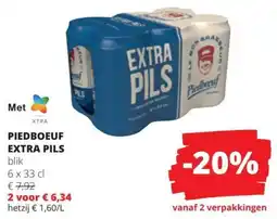 Spar Piedboeuf Extra Pils Blik aanbieding