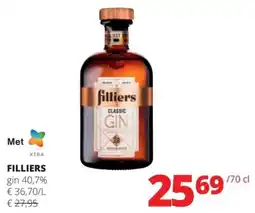 Spar Filliers Gin 40,7% aanbieding