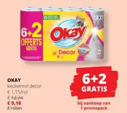Spar Okay keukenrol decor aanbieding