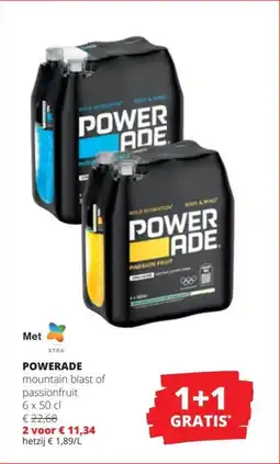 Spar Powerade aanbieding