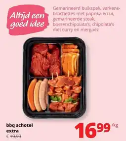 Spar BBq Schotel Extra aanbieding