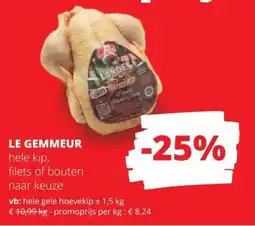 Spar Le Gemmeur aanbieding