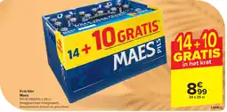 Carrefour Krat Bier Maes aanbieding