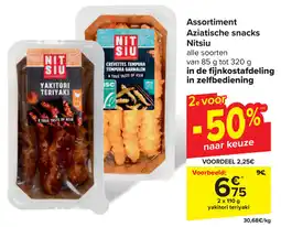 Carrefour Assortiment Aziatische Snacks Nitsiu aanbieding