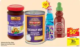 Carrefour Kokosmelk Lait de Coco Creamy Gamma Go-Tan, Hata Kosen en Lee Kum Kee aanbieding