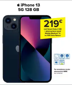 Carrefour apple iPhone 13 5G 128GB aanbieding
