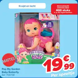 Carrefour Pop My Garden Baby Butterfly aanbieding