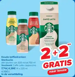 Carrefour Koude Koffiedranken Starbucks aanbieding