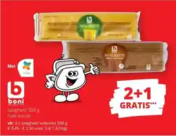 Spar Boni Spaghetti aanbieding