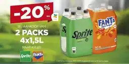 Spar Sprite en Fanta aanbieding