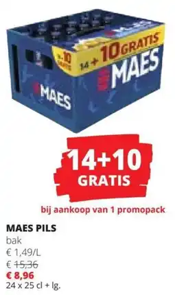 Spar Maes Pils Bak aanbieding