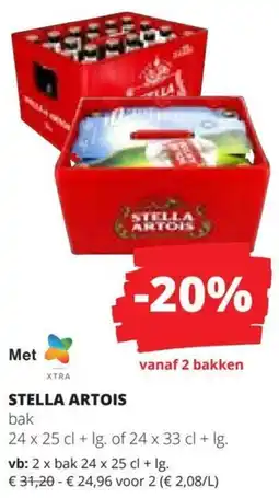 Spar Stella Artois Bak aanbieding