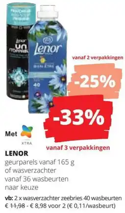 Spar Lenor aanbieding