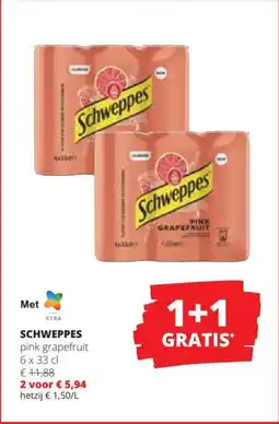 Spar Schweppes aanbieding