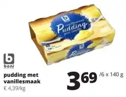 Spar Pudding met Vanillesmaak aanbieding