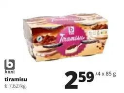 Spar Boni tiramisu aanbieding