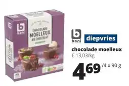 Spar Boni diepvries chocolade moelleux aanbieding