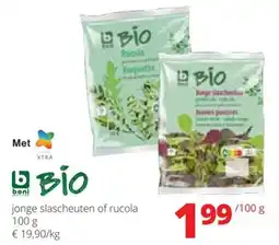 Spar Boni jonge slascheuten of rucola aanbieding
