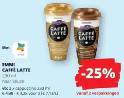 Spar Emmi Caffè Latte aanbieding