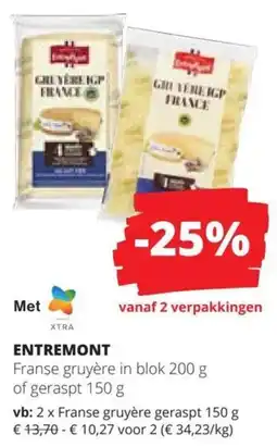Spar Entremont aanbieding