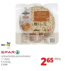 Spar Ambachtelijke Pannenkoeken aanbieding