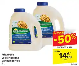 Carrefour Frituurolie Lekker gezond Vandemoortele aanbieding