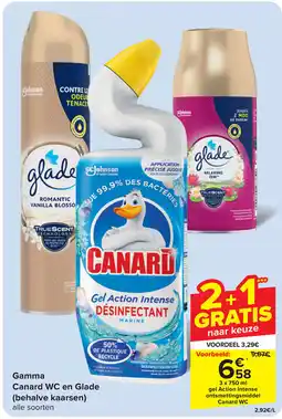 Carrefour Gamma Canard WC en Glade aanbieding