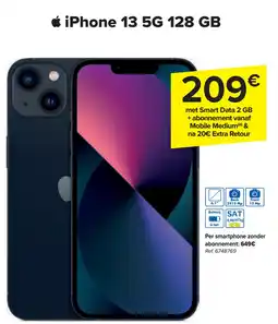 Carrefour iPhone 13 5G 128 GB aanbieding