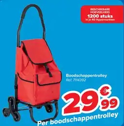 Carrefour Boodschappentrolley aanbieding