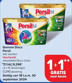 Carrefour Gamma Discs Persil aanbieding