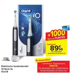 Carrefour Elektrische tandenborstel iO Serie 3s aanbieding