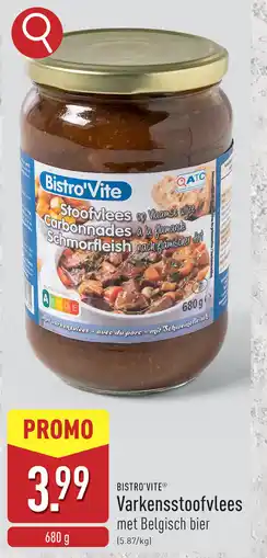 ALDI Bistro'vite varkensstoofvlees aanbieding