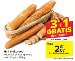 Carrefour Half stokbrood aanbieding