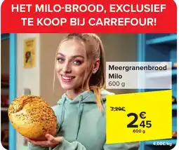 Carrefour Meregranenbrood Milo aanbieding