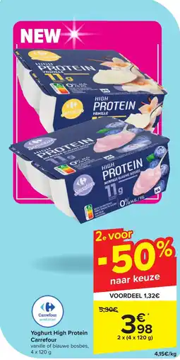 Carrefour Yoghurt High Protein Carrefour aanbieding