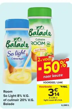Carrefour Room So Light 8% V.G. of culinair 20% V.G. Balade aanbieding
