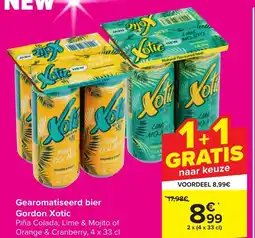 Carrefour Gearomatiseerd bier Gordon Xotic aanbieding