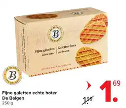 Carrefour Fijne galetten echte boter De Belgen aanbieding
