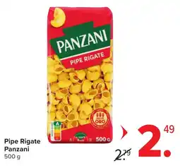 Carrefour Panzani Pipe Rigate aanbieding