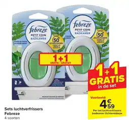 Carrefour Sets luchtverfrissers Febreze aanbieding