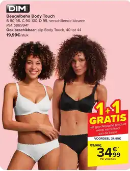 Carrefour Dim Beugelbeha Body Touch aanbieding