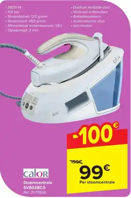 Carrefour Calor Stoomcentrale aanbieding
