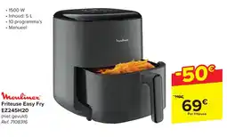 Carrefour Moulinex Friteuse Easy Fry aanbieding