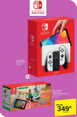 Carrefour Nintendo Switch Mario Kart Live Home Circuit Luigi Edition aanbieding