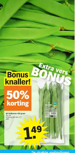 Albert Heijn AH Snijbonen aanbieding